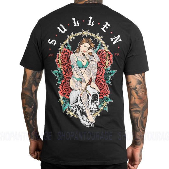 Sullen Art Collective Tattoo Envy Premium Fit SCM6292 Short Sleeve Men`s T-shirt - Picture 1 of 6